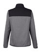 Core365 Ladies' Venture Heathered Stripe Hybrid Jacket BLACK/WHITE OFBack