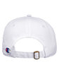 Champion Twill Dad Cap WHITE ModelBack