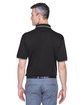 Devon & Jones Men's Tipped Perfect Pima Interlock Polo BLACK/ GREY HTHR ModelBack