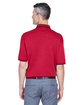 Devon & Jones Men's Tipped Perfect Pima Interlock Polo RED/ NAVY ModelBack