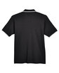 Devon & Jones Men's Tipped Perfect Pima Interlock Polo BLACK/ GREY HTHR FlatBack