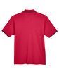 Devon & Jones Men's Tipped Perfect Pima Interlock Polo RED/ NAVY FlatBack