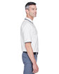 Devon & Jones Men's Tipped Perfect Pima Interlock Polo WHITE/ NAVY ModelSide