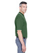 Devon & Jones Men's Tipped Perfect Pima Interlock Polo FOREST/ CREME ModelSide