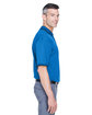 Devon & Jones Men's Tipped Perfect Pima Interlock Polo FRENCH BLUE/ NVY ModelSide