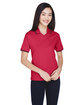 Devon & Jones Ladies' Tipped Perfect Pima Interlock Polo  