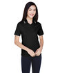 Devon & Jones Ladies' Tipped Perfect Pima Interlock Polo  