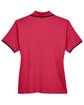 Devon & Jones Ladies' Tipped Perfect Pima Interlock Polo RED/ NAVY FlatBack