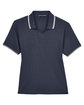 Devon & Jones Ladies' Tipped Perfect Pima Interlock Polo  FlatFront