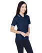 Devon & Jones Ladies' Tipped Perfect Pima Interlock Polo  ModelQrt