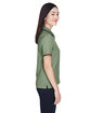 Devon & Jones Ladies' Tipped Perfect Pima Interlock Polo DILL/ NAVY ModelSide