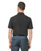 Devon & Jones Crownlux Performance Men's Geo Polo BLACK/ GRAPHITE ModelBack