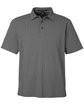 Devon & Jones Crownlux Performance Men's Geo Polo GRAPHITE/ SILVER OFFront