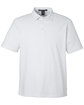 Devon & Jones Crownlux Performance Men's Geo Polo WHITE/ SILVER OFFront