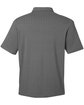 Devon & Jones Crownlux Performance Men's Geo Polo GRAPHITE/ SILVER OFBack