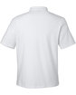 Devon & Jones Crownlux Performance Men's Geo Polo WHITE/ SILVER OFBack