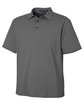 Devon & Jones Crownlux Performance Men's Geo Polo GRAPHITE/ SILVER OFQrt