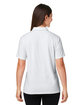 Devon & Jones Crownlux Performance Ladies' Geo Polo WHITE/ SILVER ModelBack