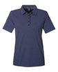 Devon & Jones Crownlux Performance Ladies' Geo Polo NAVY/ FRENCH BLU OFFront