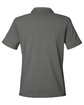 Devon & Jones Crownlux Performance Ladies' Geo Polo GRAPHITE/ SILVER OFBack