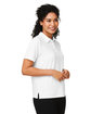 Devon & Jones Ladies' Raleigh Stretch Polo WHITE ModelQrt