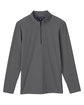 Devon & Jones CrownLux Performance Men's Windsor Welded Quarter-Zip GRAPHITE FlatFront