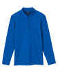 Devon & Jones CrownLux Performance Men's Windsor Welded Quarter-Zip FRENCH BLUE FlatFront