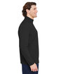 Devon & Jones CrownLux Performance Men's Windsor Welded Quarter-Zip BLACK ModelSide