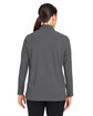 Devon & Jones CrownLux Performance Ladies' Windsor Welded Quarter-Zip GRAPHITE ModelBack