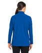 Devon & Jones CrownLux Performance Ladies' Windsor Welded Quarter-Zip FRENCH BLUE ModelBack