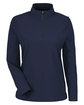 Devon & Jones CrownLux Performance Ladies' Windsor Welded Quarter-Zip NAVY OFFront