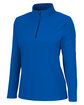 Devon & Jones CrownLux Performance Ladies' Windsor Welded Quarter-Zip FRENCH BLUE OFQrt