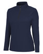 Devon & Jones CrownLux Performance Ladies' Windsor Welded Quarter-Zip NAVY OFQrt