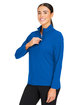 Devon & Jones CrownLux Performance Ladies' Windsor Welded Quarter-Zip FRENCH BLUE ModelQrt