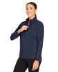 Devon & Jones CrownLux Performance Ladies' Windsor Welded Quarter-Zip NAVY ModelQrt