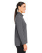 Devon & Jones CrownLux Performance Ladies' Windsor Welded Quarter-Zip GRAPHITE ModelSide