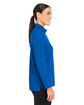 Devon & Jones CrownLux Performance Ladies' Windsor Welded Quarter-Zip FRENCH BLUE ModelSide