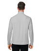 Devon & Jones Men's Raleigh Stretch Quarter-Zip GREY ModelBack