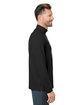 Devon & Jones Men's Raleigh Stretch Quarter-Zip BLACK ModelSide