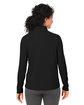 Devon & Jones Ladies' Raleigh Stretch Quarter-Zip BLACK ModelBack