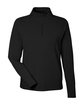 Devon & Jones Ladies' Raleigh Stretch Quarter-Zip BLACK OFFront