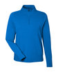 Devon & Jones Ladies' Raleigh Stretch Quarter-Zip FRENCH BLUE OFFront