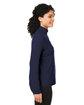 Devon & Jones Ladies' Raleigh Stretch Quarter-Zip NAVY ModelSide