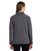 Devon & Jones New Classics Ladies' Charleston Quarter-Zip BLACK MELANGE ModelBack