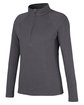 Devon & Jones New Classics Ladies' Charleston Quarter-Zip BLACK MELANGE OFQrt