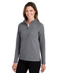 Devon & Jones New Classics Ladies' Charleston Quarter-Zip GRAPHITE MELANGE ModelQrt