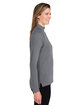 Devon & Jones New Classics Ladies' Charleston Quarter-Zip GRAPHITE MELANGE ModelSide