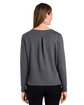 Devon & Jones New Classics Ladies' Charleston Pullover BLACK MELANGE ModelBack