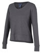 Devon & Jones New Classics Ladies' Charleston Pullover BLACK MELANGE OFQrt