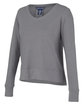 Devon & Jones New Classics Ladies' Charleston Pullover GRAPHITE MELANGE OFQrt